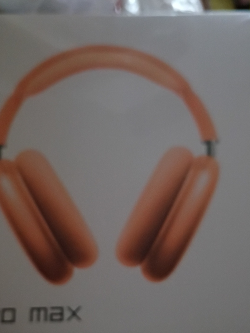 Premium Peach Over-Ear Wireless Headphones